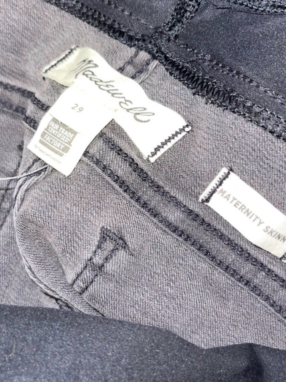 Madewell Over The Belly skinny Maternity Jeans sz 29